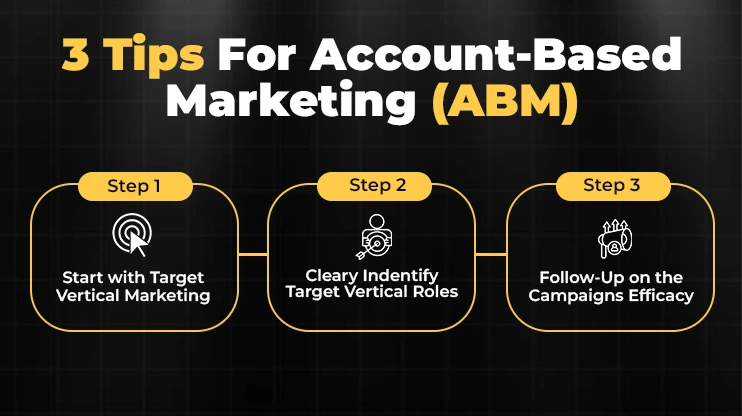 3 Tips For Account-Based Marketing (ABM)